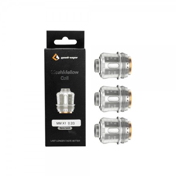 GeekVape MeshMellow X1 Coil (3 Pack) – 0.2 o...