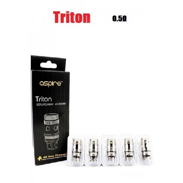 Aspire Triton Coils – 0.5 ohm Clapton (40-45...