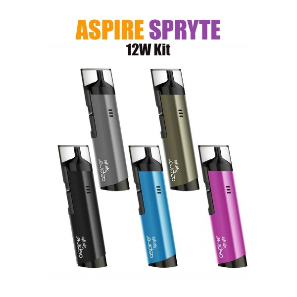 Aspire Spryte Ultra-Portable AIO Vape Starter Kit – Black