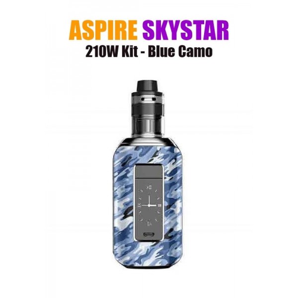 Aspire SkyStar Revvo Kit (210W 3.6ML 0.10/016ohm) – Blue Camo