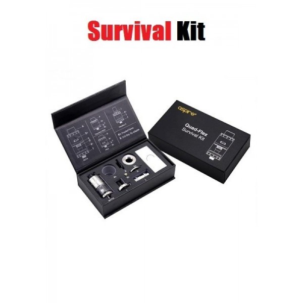 Aspire Quad-Flex Survival Kit – Black
