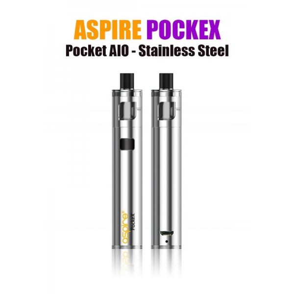Aspire PockeX Pocket AIO – Stainless Steel