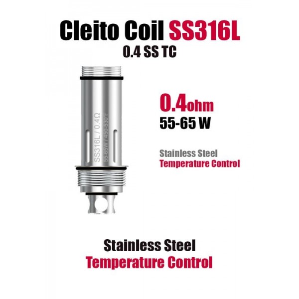 Aspire Cleito Coil 0.4ohm (55W-65W) – Stainl...