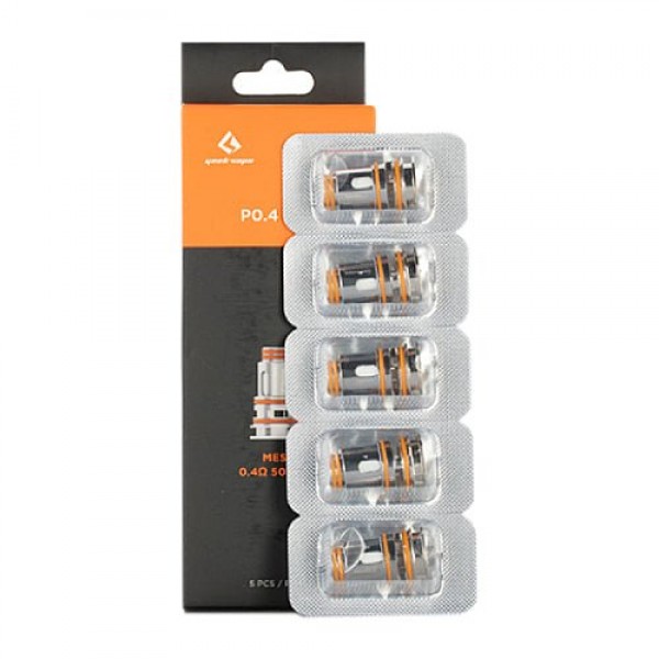 GeekVape P Series Replacement Coil (5 Pack) – 5 Pack / 0.4 Ohm